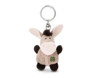 NICI 62069 Schlüsselanhänger Esel mit Kleeblatt 5cm an Header
