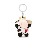 NICI Schlüsselanhänger Kuh mit Herz (62074) – 5 cm – Weiß