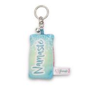 NICI Schlüsselanhänger Mini-Plüschkissen Namasté 8 cm mit Glöckchen