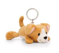 NICI Schlüsselanhänger Hund liegend 10 cm – braun – Modell 62130