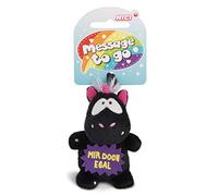 NICI 42739 Anhänger Einhorn Carbon Flash Mir doch egal, 8 cm, schwarz