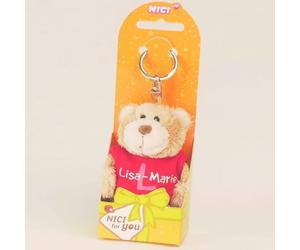 Nici Bär Lisa-Marie 10cm Schlüsselanhänger m. T-shirt rot