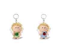 Nici Bring dir Glück“, Glücksbringer Schutzengel Engel Schlüsselanhänger für Schlüsselband, 7 cm & beschütze Dich“, Glücksbringer Schutzengel Engel Schlüsselanhänger für Schlüsselband, 7 cm