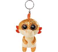 NICI Glubschis: Das Original - Glubschis Schlüsselanhänger Drache Yo-Yo 9 cm - Drache Kuscheltieranhänger mit Schlüsselring für Schlüsselband, Schlüsselbund & Schlüsselhalter, orange