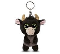NICI Glubschis: Das Original - Glubschis Schlüsselanhänger Stier Bubalu 9 cm - Stier Kuscheltieranhänger mit Schlüsselring für Schlüsselband, Schlüsselbund & Schlüsselhalter - Taschenanhänger
