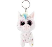 NICI Schlüsselanhänger Glubschis Einhorn Uberto 46612 – Plüsch 9 cm, Weiß