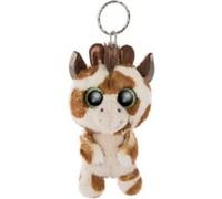 NICI Glubschis Schlüsselanhänger Giraffe Halla, Kuscheltier beige/braun, Safari, 9 cm