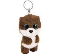 NICI GLUBSCHIS Schlüsselanhänger Otter Olly 9 Zentimeter, Schlüsselring braun