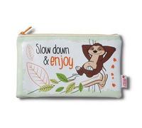 Nici 43476 Mäppchen Hang Gang Faultier Mäppchen Faultier "Slow down and enjoy" 20x13cm