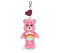NICI Taschenanhänger Glücksbärchis Hurrabärchi 15cm - pink - Niedliches Plüsch-Accessoire, süßer Schlüsselanhänger für Tasche, Rucksack & Auto - 62801