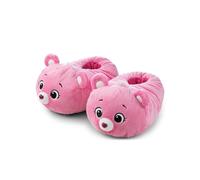 NICI Hausschuhe Glücksbärchis Hurrabärchi 36-39 (M) - pink - Warme Kuscheltier Hausschuhe aus Plüsch für Kinder und Erwachsene, Tier-Schuhe mit Anti-Rutsch Sohle, Slippers - 62819