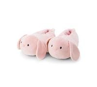 NICI Hausschuhe mymochi Hase Pibu 36-39 (M) - pink - Warme Kuscheltier Hausschuhe aus Plüsch für Kinder und Erwachsene, Tier-Schuhe mit Anti-Rutsch Sohle, Slippers