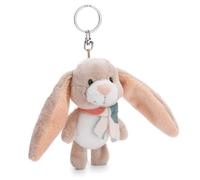 NICI 61272 Schlüsselanhänger Hase Fjella 10cm beige-Plüsch-Begleiter Kuscheltieranhänger mit Schlüsselring für Schlüsselband, Schlüsselbund & Schlüsselhalter