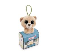 NICI NICI - Schlüsselanhänger GLUBSCHIS Bär Bonno 9cm mit Loop in Schulranzen-Geschenkbox