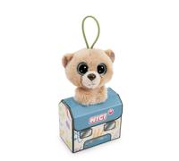 NICI NICI Schlüsselanhänger GLUBSCHIS Bär Bonno mit Loop braun 9cm in Schulranzen-Geschenkbox