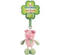 Nici - Nici Schwein Beanbag Schlüsselanhänger Talisminis 7cm, rosa-grün
