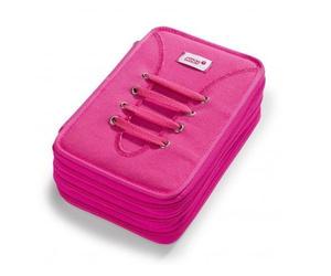 NICI Pencil Pouch Federmäppchen Motiv Schuh pink befüllt 43tlg. Neuware