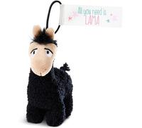 NICI Plüschanhänger Lama Lorenzo (schwarz, 12cm) Anhänger Schlüsselanhänger