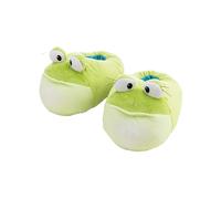 NICI Plüschschuhe Frosch Frowin Größe 36-39 (M) - grün - Warme Kuscheltier Hausschuhe für Kinder und Erwachsene, Tier-Schuhe mit Anti-Rutsch Sohle, Slippers - 62972