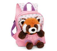 NICI Rucksack mit Plüschtier 21x26cm Roter Panda 25cm 1 Stk.