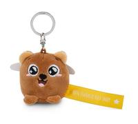 NICI Schlüsselanhänger Bär „Bin immer bei dir!“ gelb 5cm (Packung mit 2)