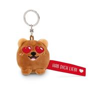 NICI Schlüsselanhänger Bär „Hab dich lieb!“ rot 5cm
