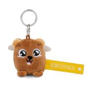 NICI Schlüsselanhänger Bär „Schutzengel!“ gelb 5cm (Packung mit 2)