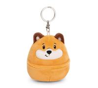 NICI Schlüsselanhänger Chill Fuchs 8cm-orange-Plüsch-Begleiter für Rucksack oder Tasche, Kuschel-Anhänger mit Metallring für Schlüsselbund & Schlüsselhalter | 61752