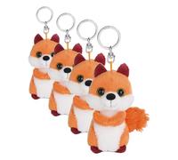 NICI Schlüsselanhänger Eichhörnchen Coleen Cuddly 10cm (Packung mit 4)