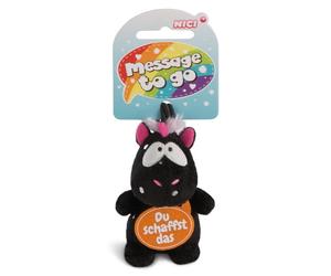 NICI Schlüsselanhänger, Einhorn Carbon Flash, Du schaffst das - Stück