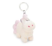 NICI Schlüsselanhänger Einhorn Creamy Pink 10cm - Weiss - Treuer-Begleiter für Rucksack oder Tasche, Schlüsselhalter für klein und Groß | 61901