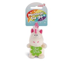 NICI Schlüsselanhänger, Einhorn Theodor, Viel Glück - Stück