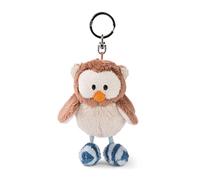 NICI Schlüsselanhänger Eule Oscar 10cm mit drehbarem, Beige/Braun