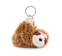 NICI 61210 Schlüsselanhänger Faultier Slobby 10cm braun-Plüsch-Begleiter Kuscheltieranhänger mit Schlüsselring für Schlüsselband, Schlüsselbund & Schlüsselhalter