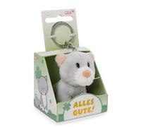 Nici - Schlüsselanhänger Katze Alles Gute! in Geschenkverpackung grau