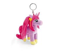 NICI Schlüsselanhänger Lissy Pony Einhorn Mandy 10cm lila - Plüsch-Begleiter Kuscheltieranhänger mit Schlüsselring für Schlüsselband, Schlüsselbund & Schlüsselhalter