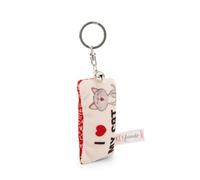 NICI Schlüsselanhänger Mini Plüschkissen I My cat 8cm mit Glöckchen-bunt-Treuer-Begleiter für Rucksack oder Tasche, Schlüsselhalter für klein und Groß | 62126