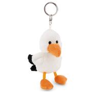 NICI Schlüsselanhänger Möwe 10cm - Niedlicher Taschenanhänger aus kuschelig weichem Plüsch - Geschenk & Glücksbringer für Kinder & Erwachsene | 62714