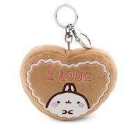 NICI Schlüsselanhänger MOLANG Lebkuchenherz 10cm mit Karabiner - 63293