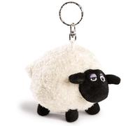 NICI 49187 Schlüsselanhänger Shaun das Schaf Shirley 10cm weiß-Nachhaltiger Begleiter Kuscheltieranhänger mit Schlüsselring für Schlüsselband, Schlüsselbund & Schlüsselhalter