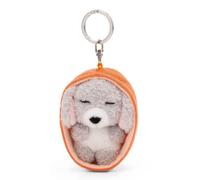 NICI Schlüsselanhänger Sleeping Pets Hund Pudel grau