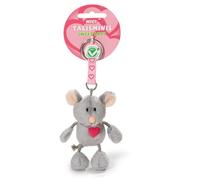 NICI 37388 - Schlüsselanhänger Maus, 7 cm Talisminis, Grau
