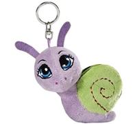 NICI Schnecke Schlüsselanhänger mit Tasche, 12 cm, lila