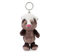 NICI Schlüsselanhänger Stinktier Chiala Skunk 10 cm mit Schlüsselring Grau/Weiß