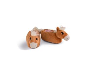 NICI Slipper "Haflinger Leotie" in Hellbraun - Größe 34-37 | Damen Pantoletten