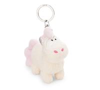 NICI Schlüsselanhänger Einhorn Creamy Pink – 10 cm Weiß – für Rucksack oder Tasche