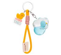 NICI Schlüssel- und Taschenanhänger Pinguin Waddle 5x4cm Liquid - gelb - Süßer Liquid Anhänger, niedlicher Accessoire Charm, Katzen- & Kawaii-Fans | 63185