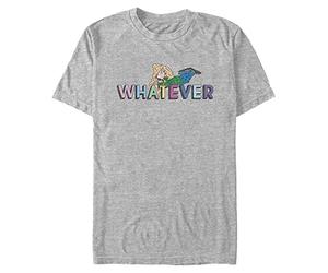 Nickelodeon Big & Tall The Wild Thornberries Debbie Whatever Punk Men's Tops Short Sleeve Tee Shirt, Athletic Heather, 4X-Large
