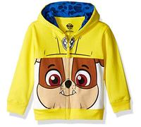 Nickelodeon Boys' Toddler Paw Patrol Character Big Face Zip-up Hoodies,
