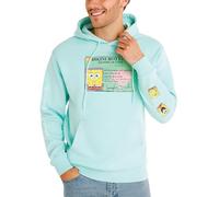 Nickelodeon Herren SpongeBob und Patrick Fleece Sweatshirt - Männer und Frauen Unisex Pullover Hoodie (Größe: S-XL), Spongebob Mint, Large